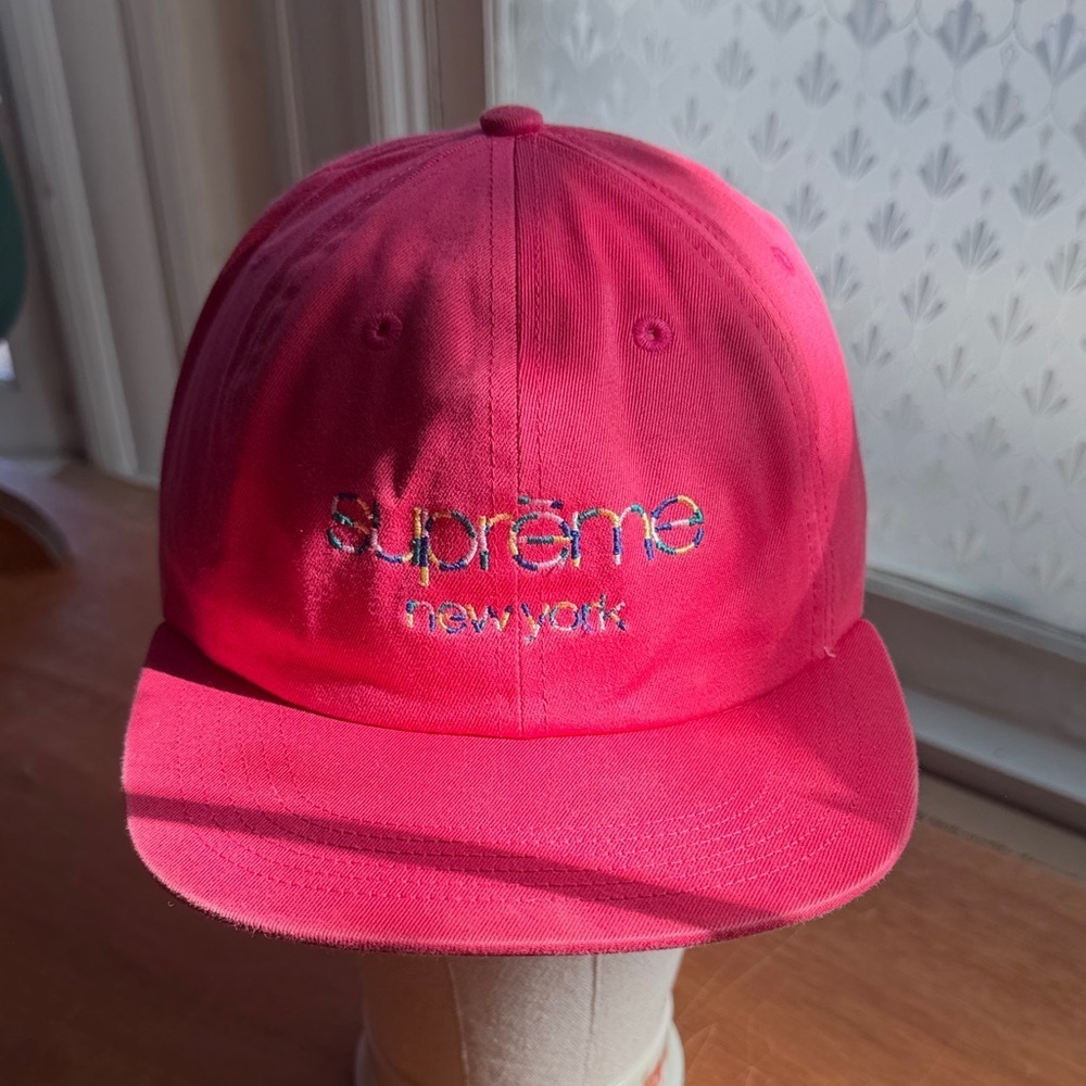 Supreme Bright Pink Baseball Cap